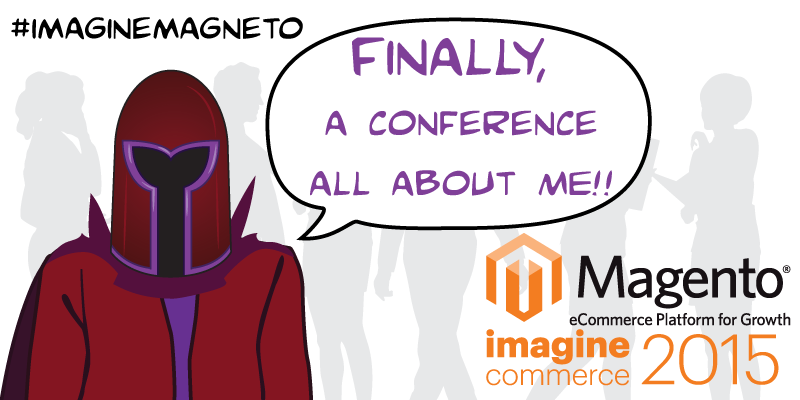 LawrenceByrd: (1 of N) Comic: 'Confusion @Magento-Imagine?' nI think we have an uninvited guest..n#imaginecommerce #imaginemagneto http://t.co/FAu9xqUOxN