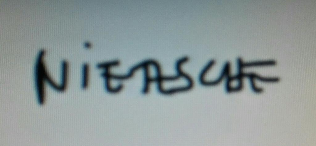 PabloMirantes's tweet photo. Esta debía ser la firma del filósofo que estamos estudiando #FiloCV #vídeos #letrailegible jajajajajajaja @LordPeius http://t.co/cxI3al9gru