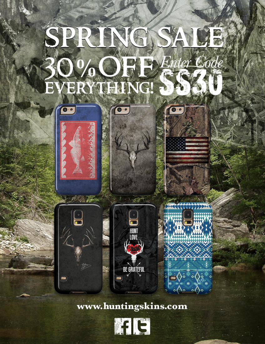 HuntingSkins's tweet photo. 30% off EVERYTHING including @MossyOak , @EvaShockey , and @JimShockey_ designs! Code SS30. http://t.co/9xvGfVVwFv http://t.co/SQWIqMfeM2
