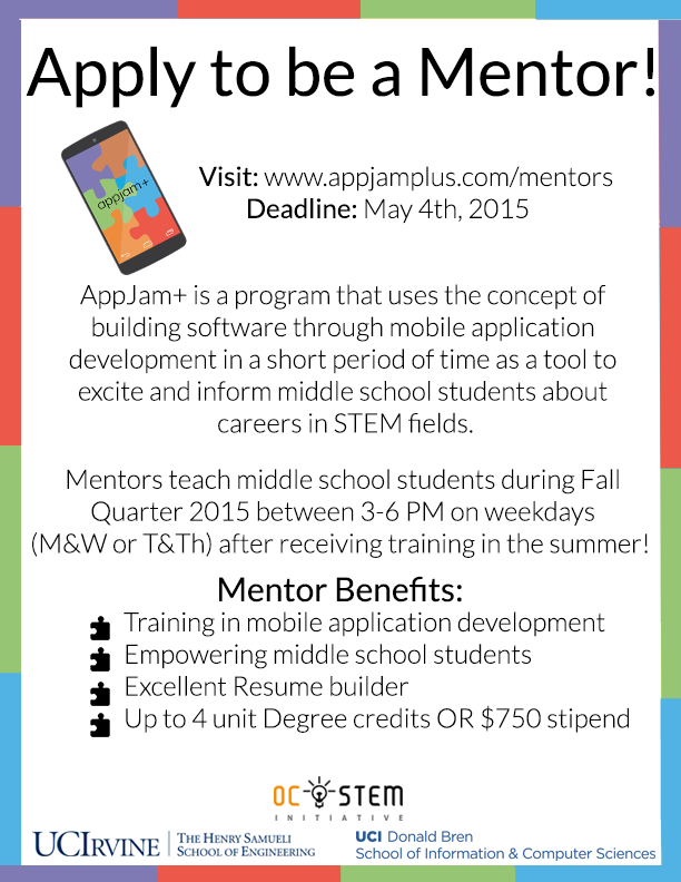 DreamsforSchool's tweet photo. Sign up to be a Mentor for the upcoming year! Inspire & empower students in pursuing #STEM fields #edtech #appjamplus http://t.co/Jp1hm4XAEA