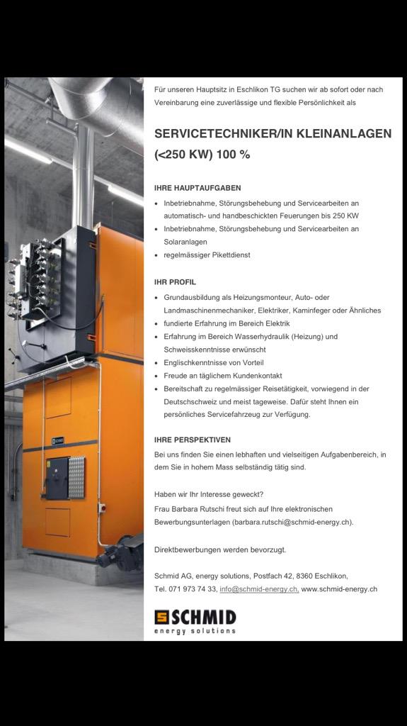 Lust auf CO2 neutrales Heizen? #Stellenangebot #Jobs #Arbeit #bewerben #nichtzögern <a href="/SCHMID_energy/">SCHMID</a>