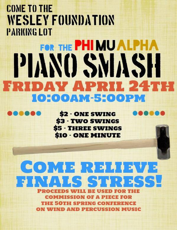 SAIBetaEta's tweet photo. Join the brothers of @pmadeltaiota in their piano smash! http://t.co/9BhfLyGwGU”