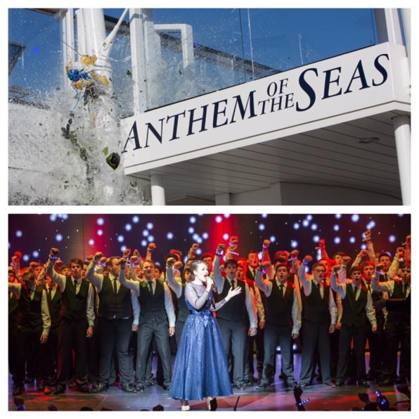 Godmother Emma Wilby officially blesses #AnthemoftheSeas and all who sail upon her.