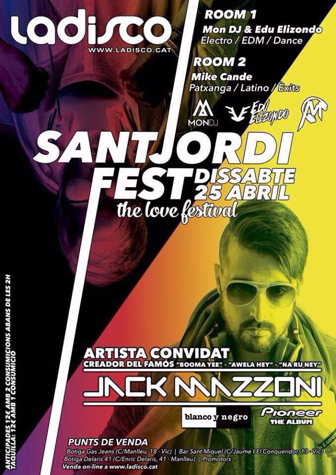 JackMazzoni's tweet photo. 25.04.15 Jack Mazzoni Live @discovig  @blancoynegro #boomayee #awelahey #morena #naruney http://t.co/Vrq3bcPSaA