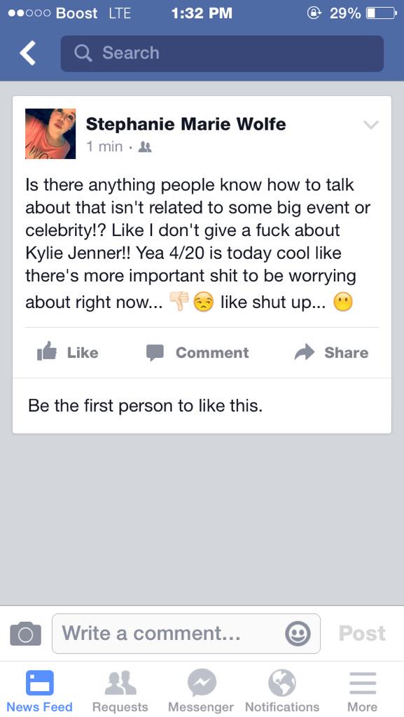 Steph_2016's tweet photo. #ShutTheFuckUp #IDontCare #BullShit http://t.co/ASzW15eYhF