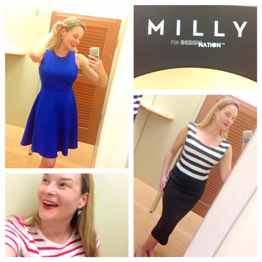 KatBoydShow's tweet photo. Katherine stumbled on the new #MillyForKohls collection today. It's cute! http://t.co/MvfRLmfCgN