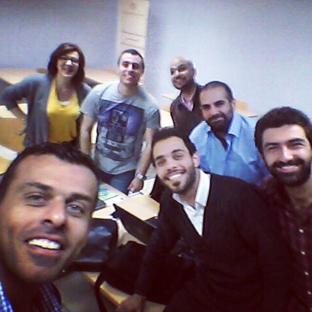 AliDahmash's tweet photo. Fun with @SMDiploma students - #socialmedia #training http://t.co/ekEreuzrGY