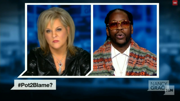 Slate's tweet photo. Never forget: that time 2 Chainz schooled Nancy Grace on marijuana legalization. http://t.co/pXaUv6iSdM #Happy420 http://t.co/TPTMLoOr3M
