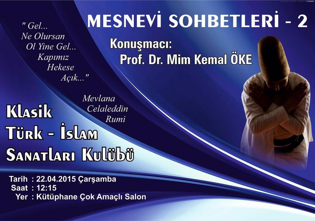 Klasik Türk-İslam Sanatları Kulübü'nün gerçekleştireceği etkinliklere sizleri de bekliyoruz.