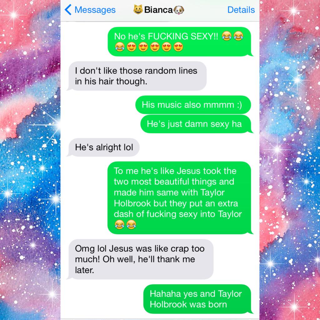 KatelynEmily2's tweet photo. When my best friend and I  talk about @TaylorRaysTweet and @SamHuntMusic @santay01 we have some major problems 😂😂 http://t.co/9D7K72QRTT