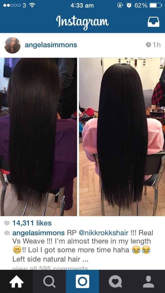Angela simmons hair extensions brand