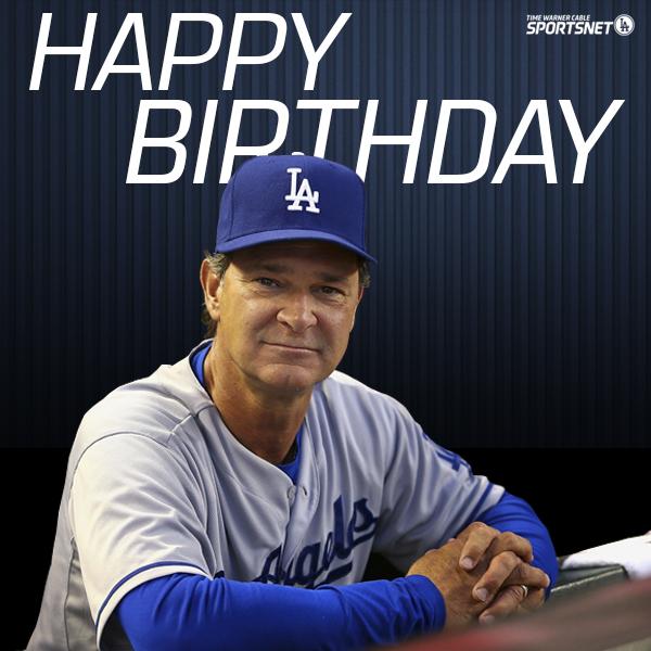 A very happy birthday to manager Don Mattingly! 