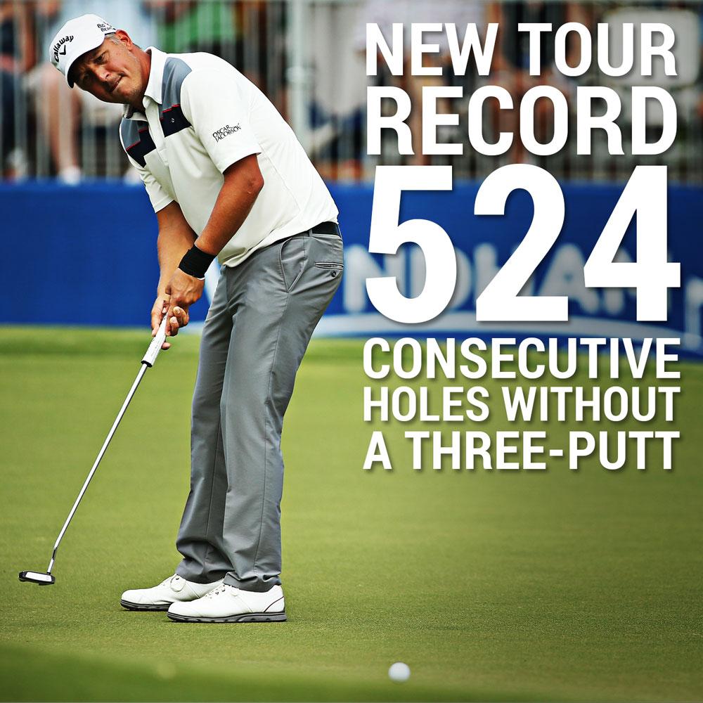 PGATOUR's tweet photo. .@FreddieJac is on quite a streak. 

It's a new record (since the TOUR started keeping this stat in 2003). http://t.co/GM6KZABGj8