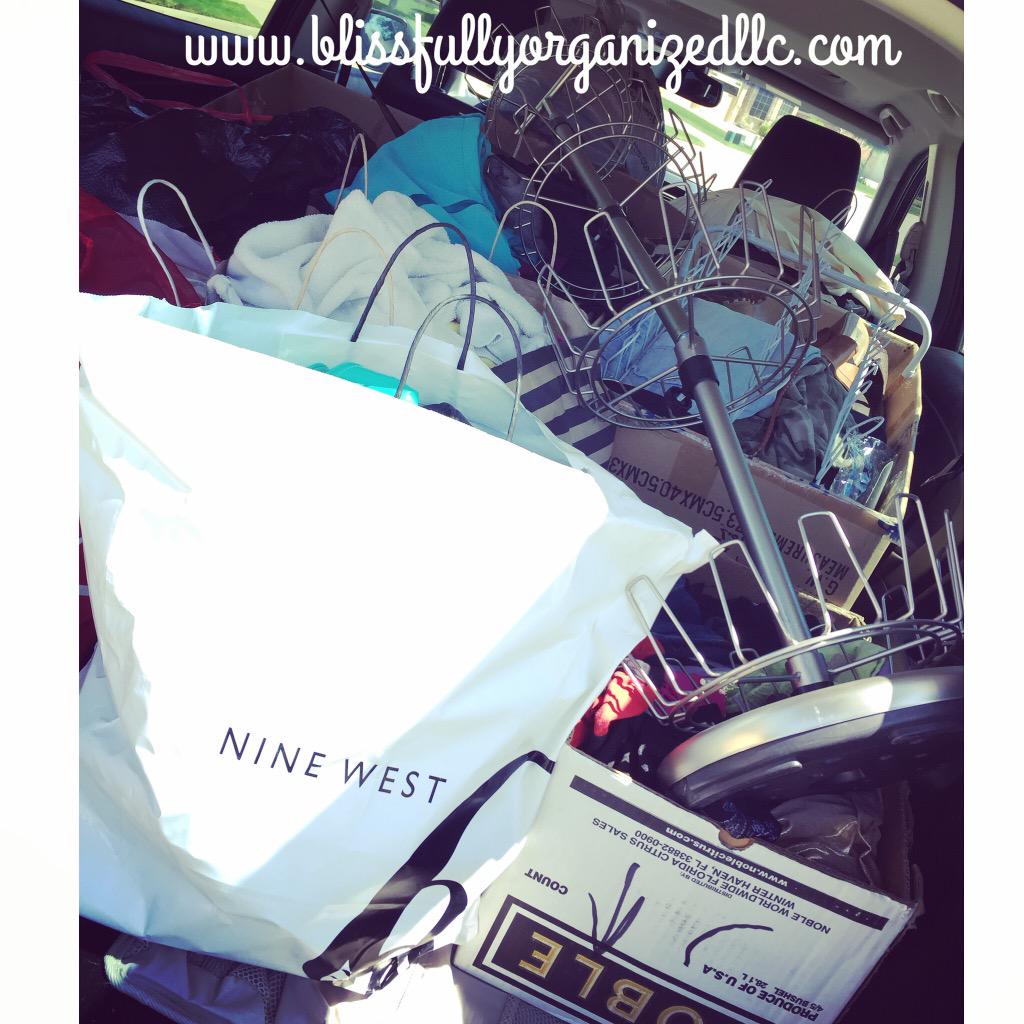 blissfullyorgan's tweet photo. Another successful purge! Day one of a two day #MasterCloset #OrganizingProject http://t.co/MHZgArEvGD