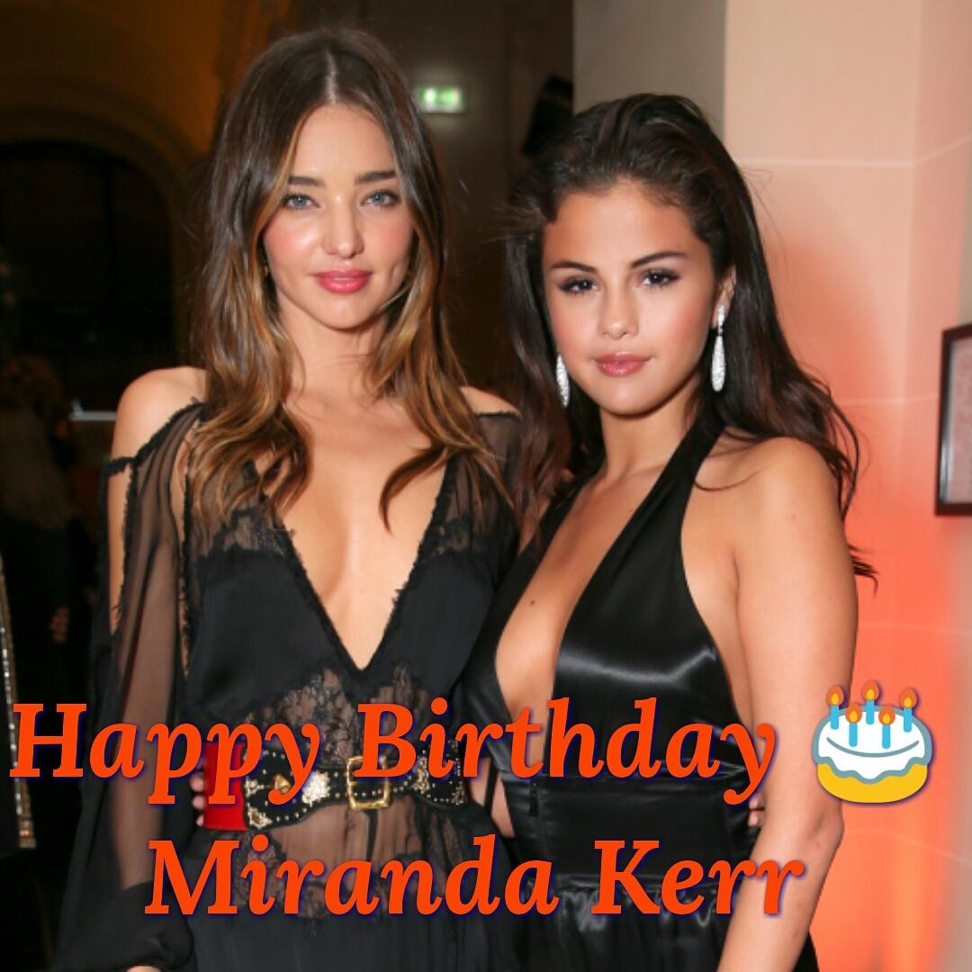 Happy Birthday Miranda Kerr Congratulations 