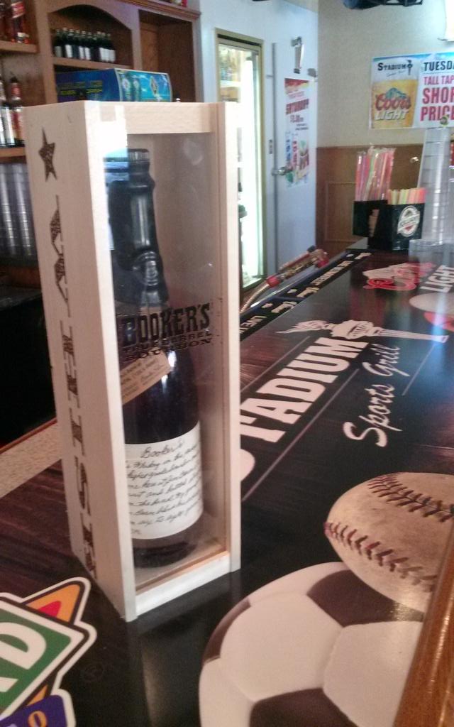 StadiumMadison's tweet photo. In case of emergency, break glass. Drink bourbon. http://t.co/U3xdZCeMfE
