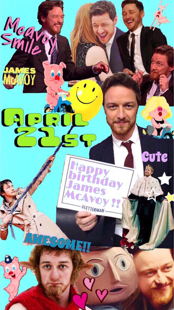 Happy birthday James McAvoy!!!!!!!
The best of luck to you in the future!! 