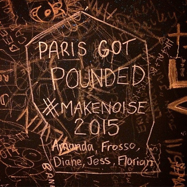 POUNDfit's tweet photo. Paris got POUNDED. @dirobphoto @FloCoachPure @jmckee_fitness #froso @myfavworkout #MAKENOISE baby!! http://t.co/2GrFz3MzHi