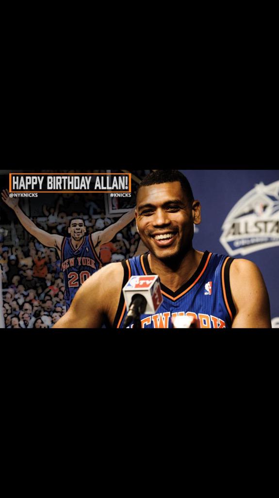 Happy birthday to former Knick, Allan Houston! 