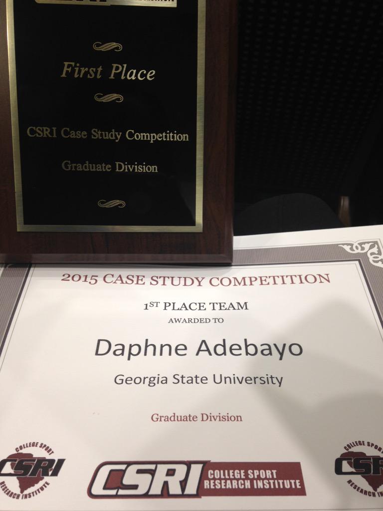 dap_adebayo's tweet photo. 2015 Case Study Competition Winners! #GSU #CSRIconference http://t.co/NgrMpSP0Pz