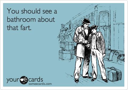 charlesbarkbar's tweet photo. You should see a bathroom about that fart. http://t.co/LvR6ttVa70