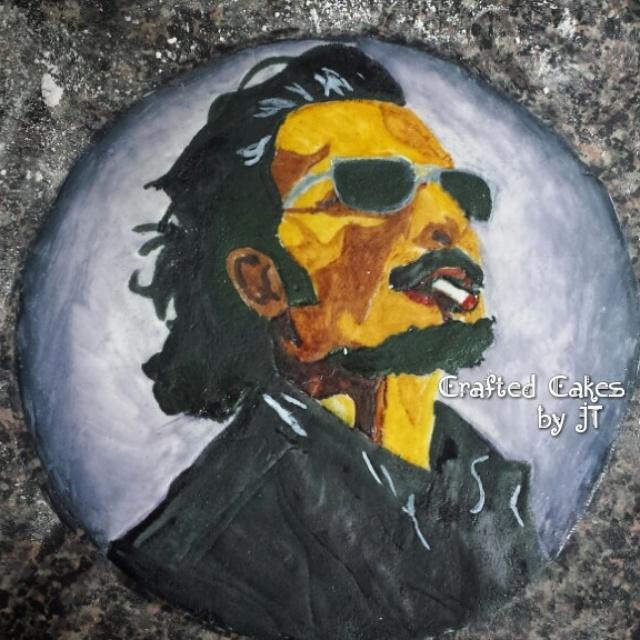 Who doesn't love a good ol' sons of anarchy cake? #tig #sonsofanarchy #cake #goingtobed #latenightworking