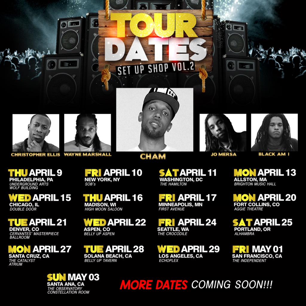 TOUR DATES!!!