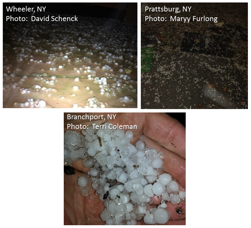 NWSBinghamton's tweet photo. #Hail pics from #Branchport #Prattsville #Wheeler. Stay safe as storms continue in #FingerLakes #STIER #NEPA. http://t.co/BClWYcf2Mf
