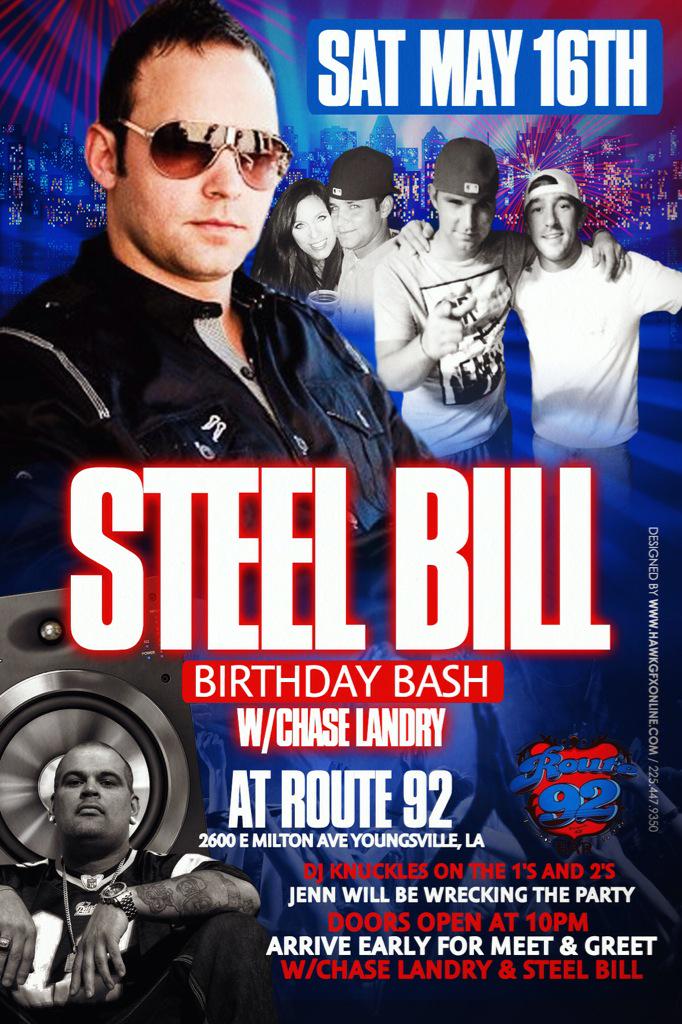 CotyRizan's tweet photo. May 16th @92Route92 @steelbillbaby @ChaseLandrySWMP Show You Don't Wanna Miss!!! #RETWEET #CountryMile #SwampPeople http://t.co/nD3vIzGu4e