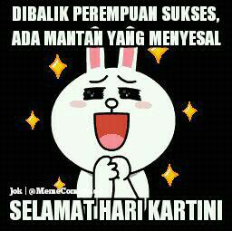 vanessaaamaa_'s tweet photo. "@MemeComicIndo: Selamat Hari Kartini :) -Jok http://t.co/z30tKTCPz2"