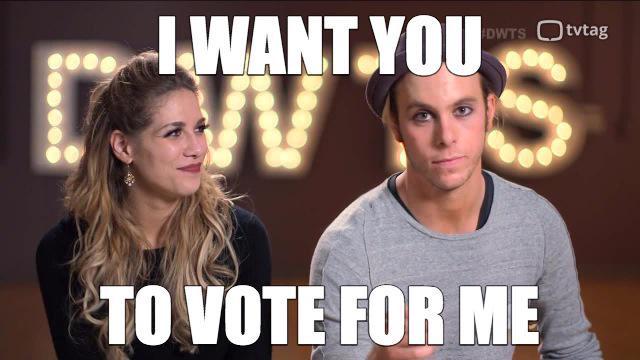 marieemartoccia's tweet photo. VOTE FOR THE GUY WITH THE EYELINER. @DancingABC #TeamRallison #DWTS http://t.co/n7zutoNZVC