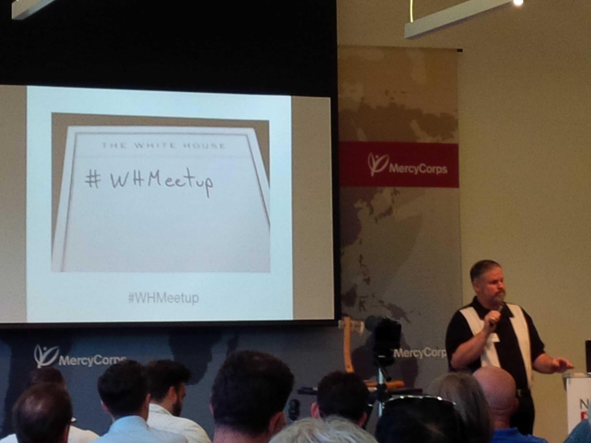 cultofkwan's tweet photo. Congrats @thubten on representing #newtechpdx at #whmeetup! http://t.co/SxBp3ezNTo