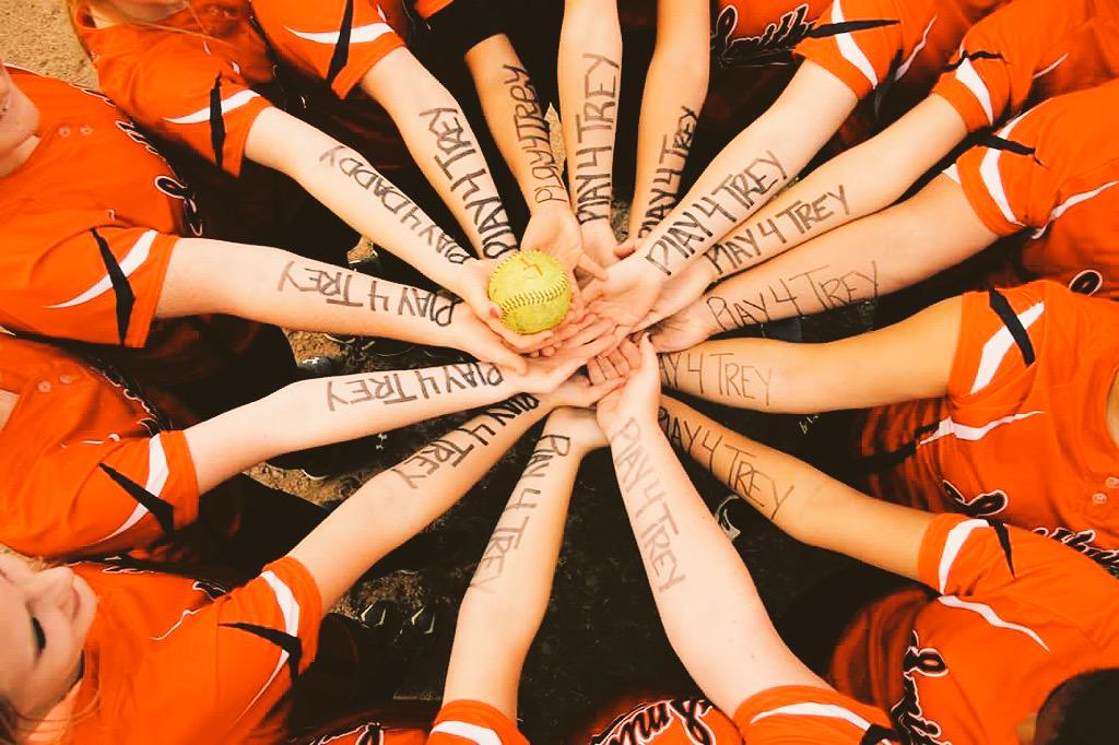 Went to wash my arm tonight and his name is the only thing that stayed👼🏼💛 forever in our hearts💙 #Play4Trey