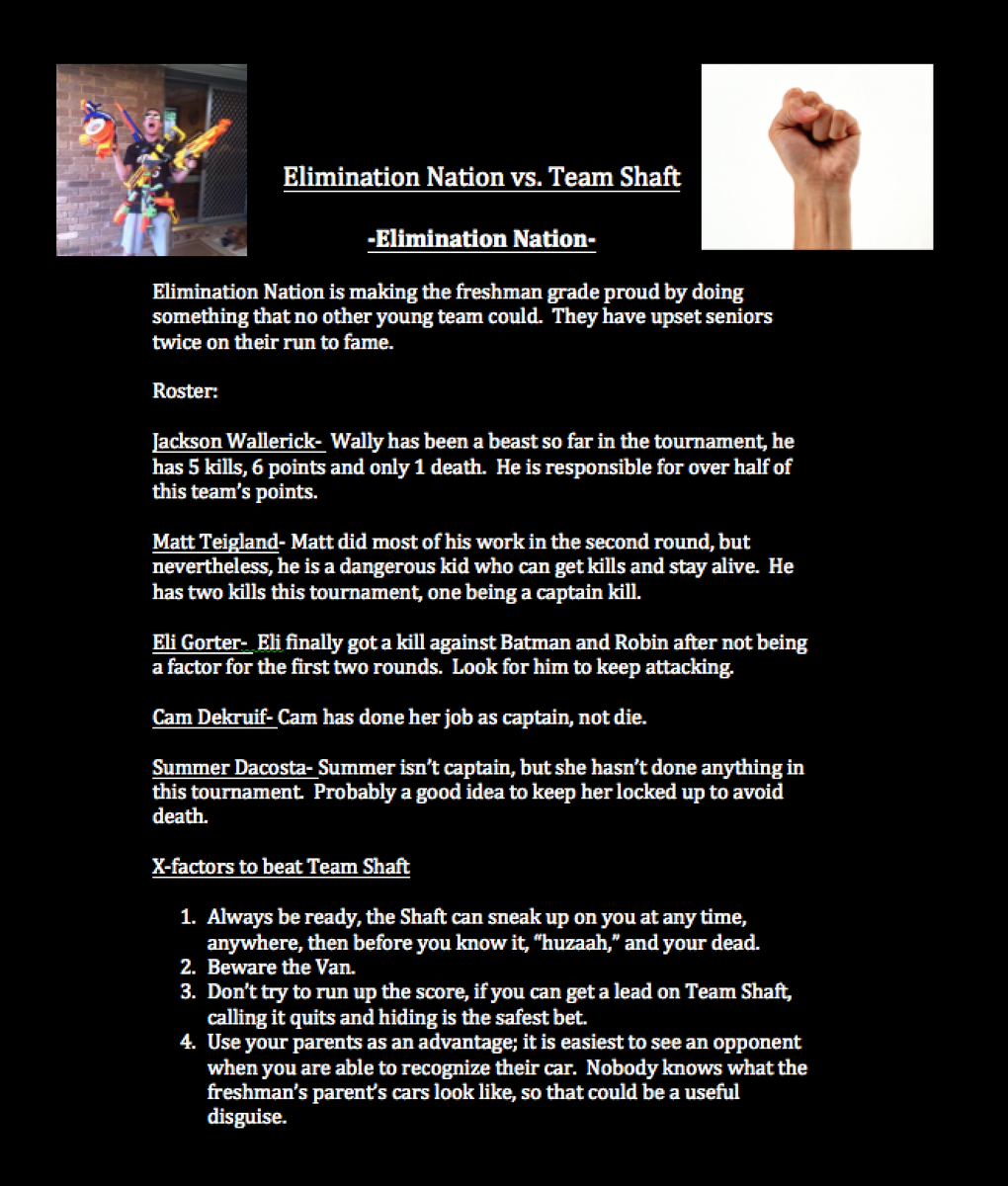 April_Madnesss's tweet photo. Preview: Elimination Nation vs. Team Shaft http://t.co/W6fbqrQaoL