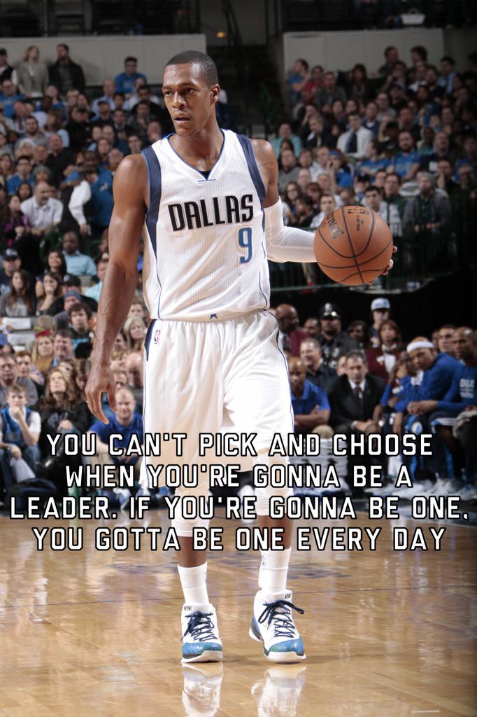 PureIntensityBB's tweet photo. U can't pick &amp; choose when you're gonna be a leader. If you're gonna be one, you gotta be one every day - Rajon Rondo http://t.co/az6CHglTim