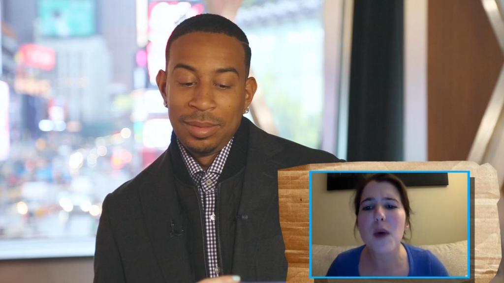 ComeHereSayThat's tweet photo. We could just watch @blankjess rap @Ludacris' #LudaversalIntro OVER AND OVER. #CHST http://t.co/gfmsPO1mlC http://t.co/whUOg4t7Aa