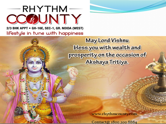 rhythm_county's tweet photo. May Lord Vishnu Bless You with Wealth and #Happiness on the #Occassion of #AkshyaTritiya...
Happy Akshya Tritiya... http://t.co/faN6u7r2xY