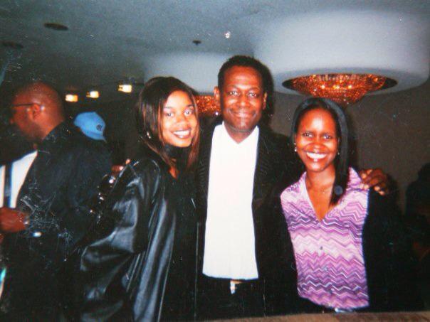Happy Birthday Luther Vandross @ WGCI music seminar 2001 Trisha and me 
