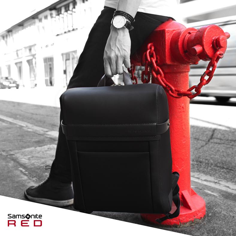 ransel samsonite red
