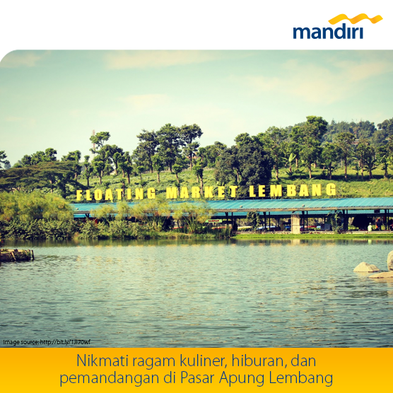 bankmandiri's tweet photo. Pelesir ke Bandung? Sahabat, mampir yuk ke Pasar Apung Lembang. Dengan konsep pariwisata, destinasi ini selalu ramai. http://t.co/HIroQw3gqx