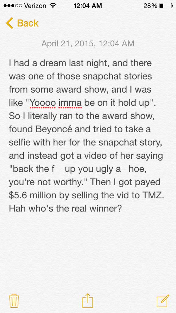 ButMomItsAUSTIN's tweet photo. I had a dream last night... http://t.co/SJBMNeMkdr