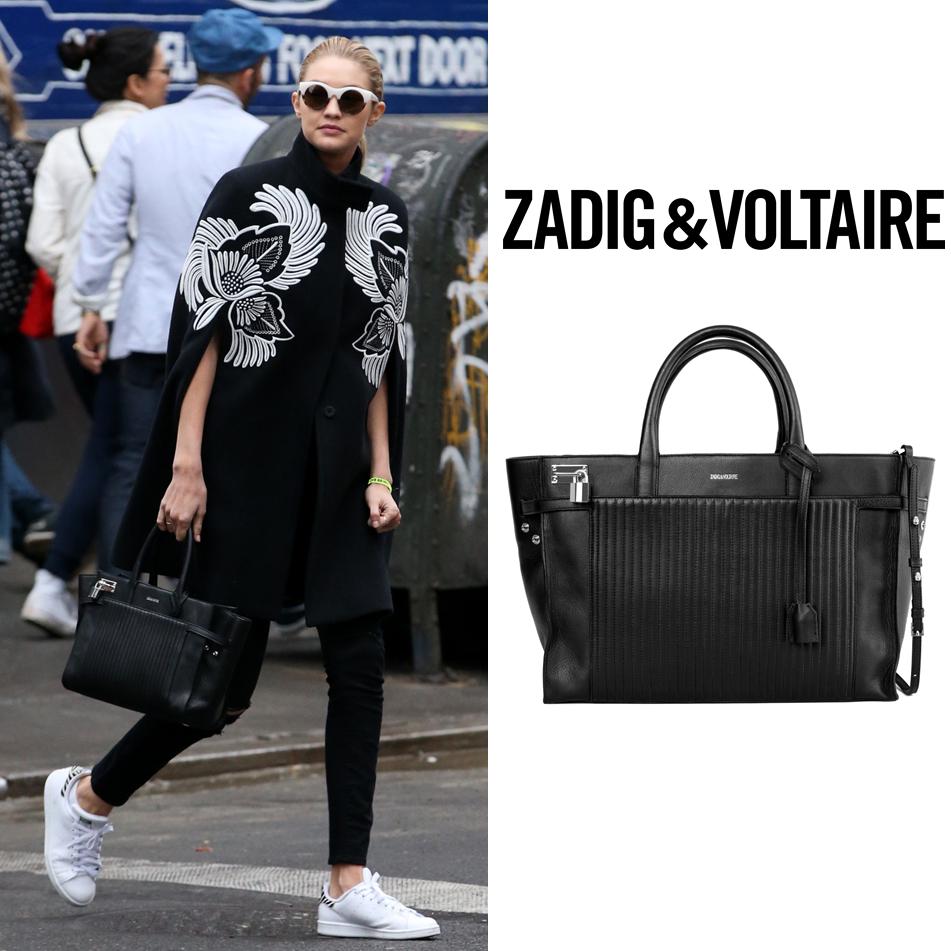 I.T on X: Gigi Hadid, was spotted carrying ZADIG & VOLTAIRE