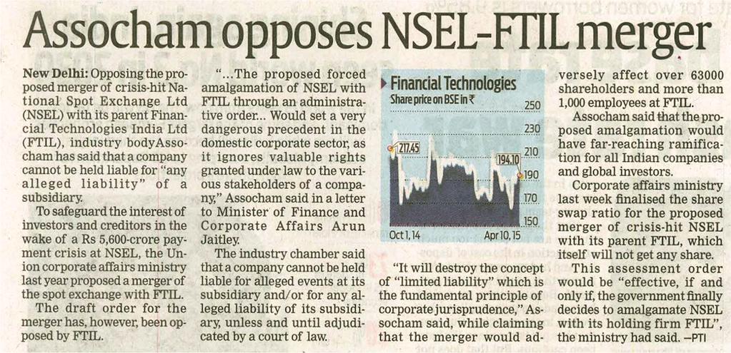 _SamarthSharma's tweet photo. Sir @arunjaitley plz check views of ASSOCHAM. Merger will set a bad precedent for #MakeInIndia campaign. #StopMerger http://t.co/kZiyqDHQbU
