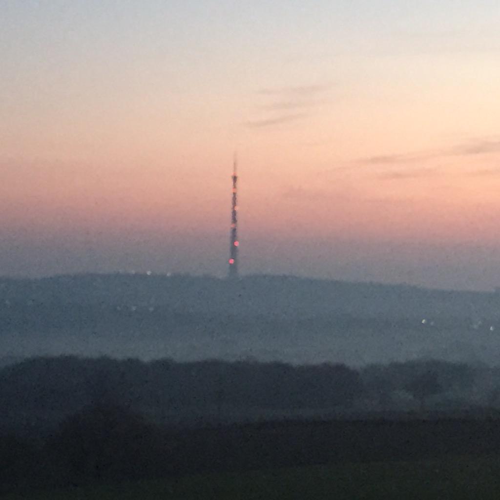 WYFRSDaveWalton's tweet photo. Early start to get London train. Speaking at #AMB2015 on behalf of @CFOAfire -Yorkshire looks different at 0530! http://t.co/E1SqXS8hME