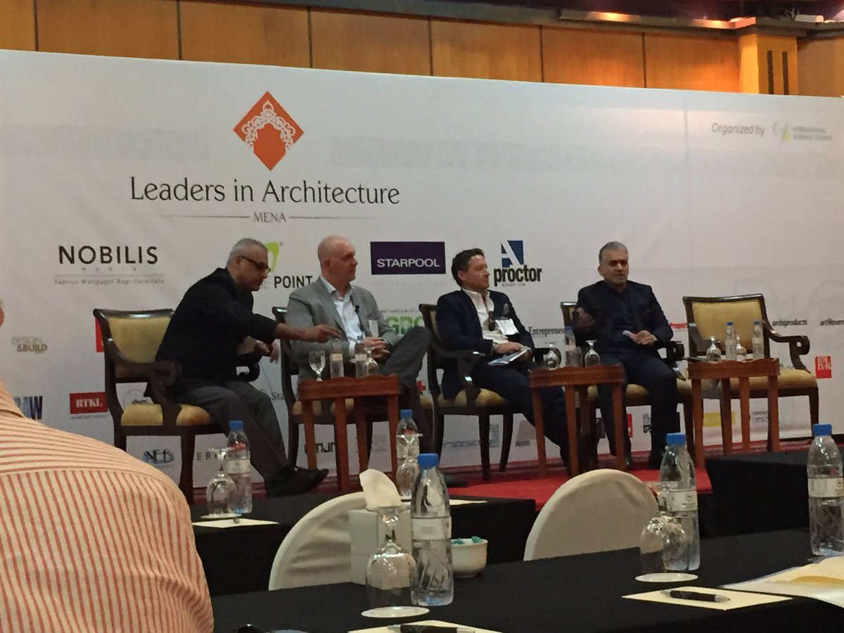 RSP_MENA's tweet photo. RSP's Ralf Steinhauer shares his views on future trends in #hospitality #design at the Leaders in #Architecture #MENA http://t.co/axl1LTtsdA