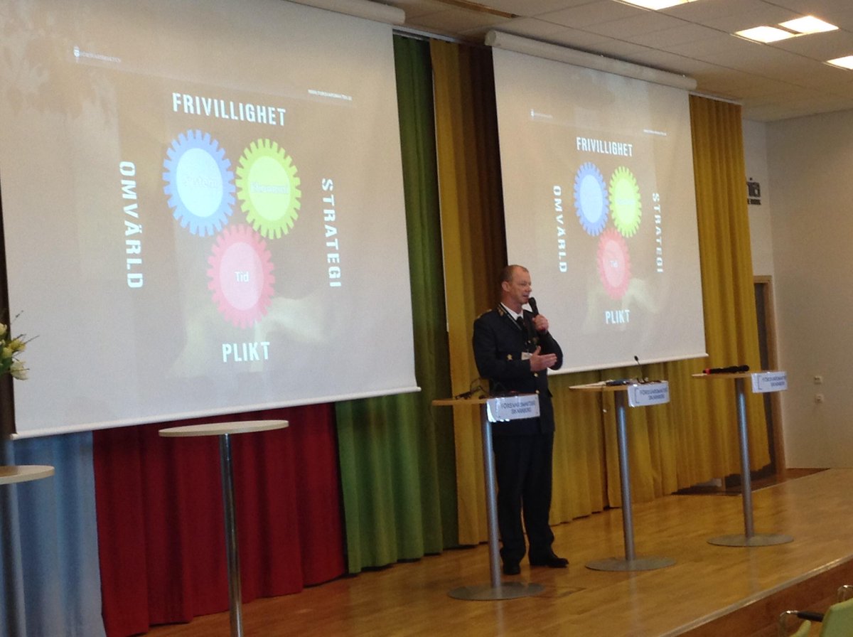 forsvarskonf's tweet photo. Klas Eksell stänger #fmkonf http://t.co/iR5tCktYqB