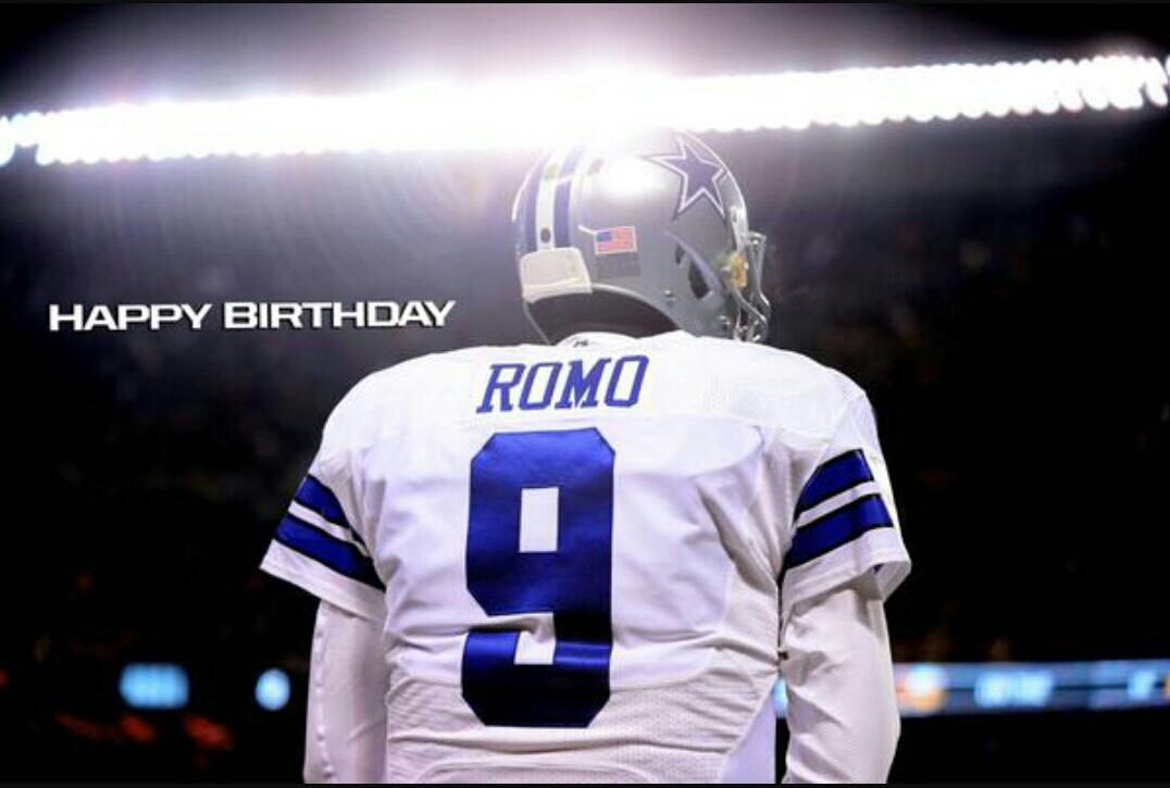 Happy Birthday Tony Romo!    