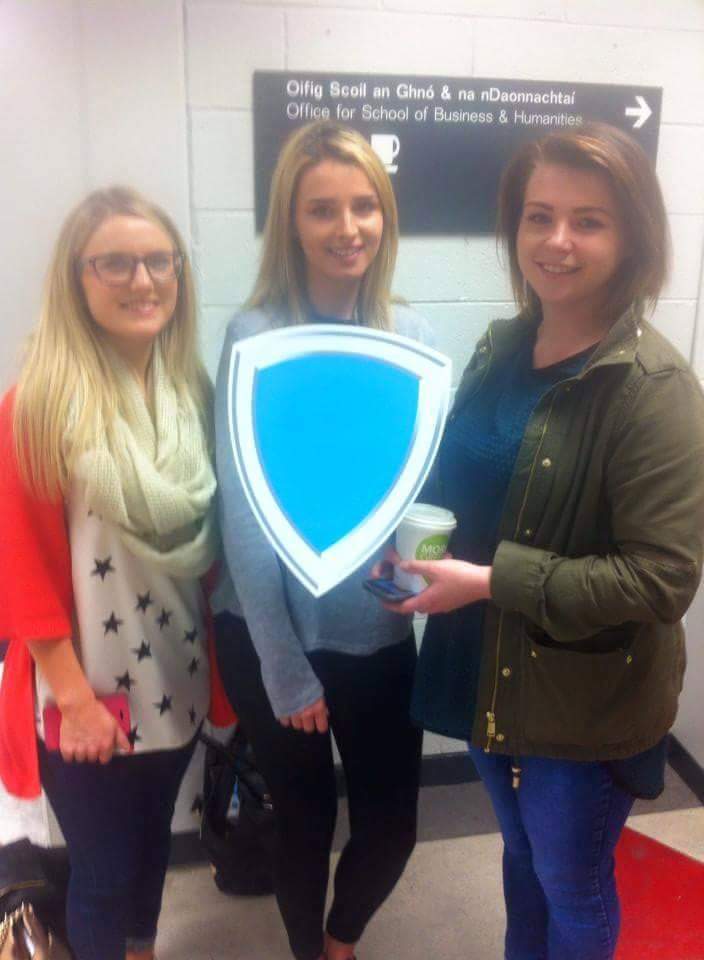 DKIT4ISPCC's tweet photo. #Antibullycampaign #blueshield http://t.co/cjxMJO4IMV