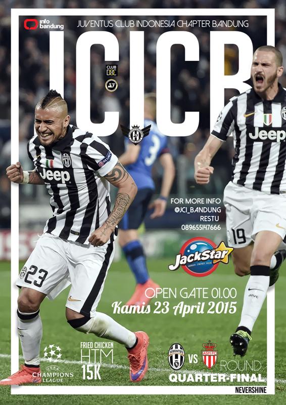 Info #NobarUCL As Monaco vs Juventus nanti malam. #BudayakanNobar  <a href="/Juventini_MCU/">Juventini Maranatha</a> <a href="/JuventiniPOLTEK/">Juventini Politel</a> <a href="/juventiniPOLBAN/">JuventiniPOLBAN</a>