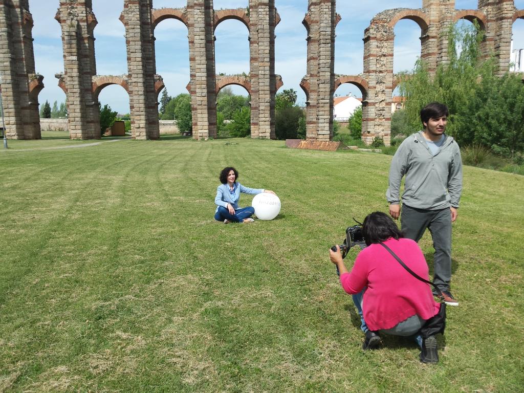 Entrelanzados3's tweet photo. Nuestra coach @Anabel2o10 grabando para nuestro video de promocion de la lanzadera con @EmpatiaEstudio http://t.co/gwLryKmCap